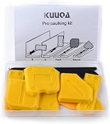 KUUQA Silicone Sealant Tool Kit 9 Pcs Caulking Grout Finishing Tools view 7