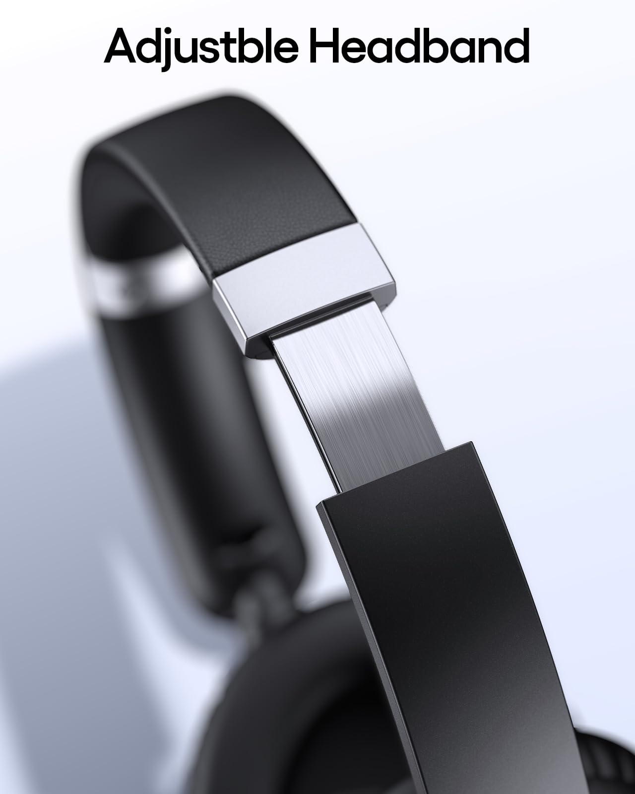 TAGRY Hybrid Active Noise Cancelling Headphones 100H Playtime Wireless Bluetooth Over Ear Headphone with Fast Charging Hi-Res Audio Comfort Earcups Headsets for Home Travel Office Phone PC Black