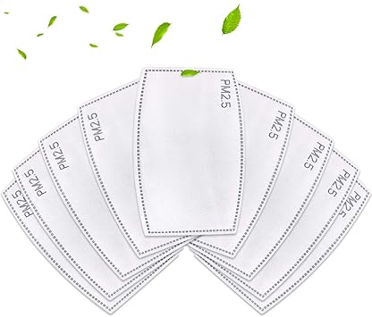 Activated Carbon Filter Medrachel Pm2 5 Filter Insert 5 Layers Replaceable Face Mask Filter 20pcs Amazon Com Activated Carbon Filter Medrachel Pm2 5 Filter Insert 5 Layers Replaceable Face Mask Filter 20pcs Amazon Com