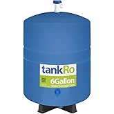 tankRO – RO Water Filtration System Expansion Tank – 6 Gallon Water Tank -– Compact Reverse Osmosis Water Storage Pressure Ta