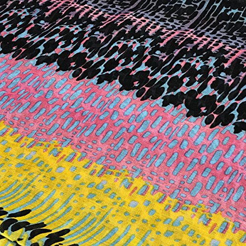 Wrapables Lightweight Voile Infinity Scarf, Black Rain