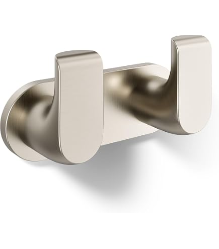 Amazon.com: Kohler 97500-BN Avid® Double Robe Hook, Vibrant
