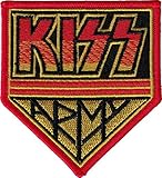 Kiss Army Logo Rock Roll Music Band Embroidered Iron On 4