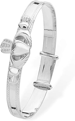 claddagh baby bangle