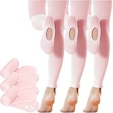 Buauty 2 Pairs Girl's Ballet Dance Tights，Convertible Transition Toddler Pantyhose Kids Soft School Footed Legging Stockings (US, Age, 4 Years, 6 Years, 3pcs Pink)