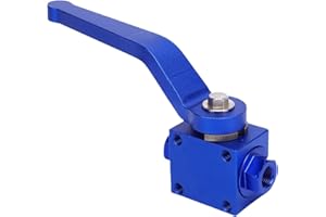 Acouto Brake Line Lock Shut Off Valve Brake Line Shut Off Valve Brake Line Cut Off Valve 1 8in NPT Aluminum Alloy Universal F