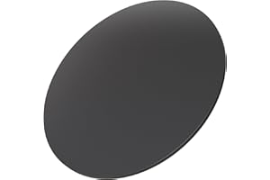SSTBLEV Ø23.6 Sintered Stone Black Table Top for Dining Table Top, Replacement Table Top, Durable Tabletop for Home Office, Indoor/Outdoor All-Season Pub Table