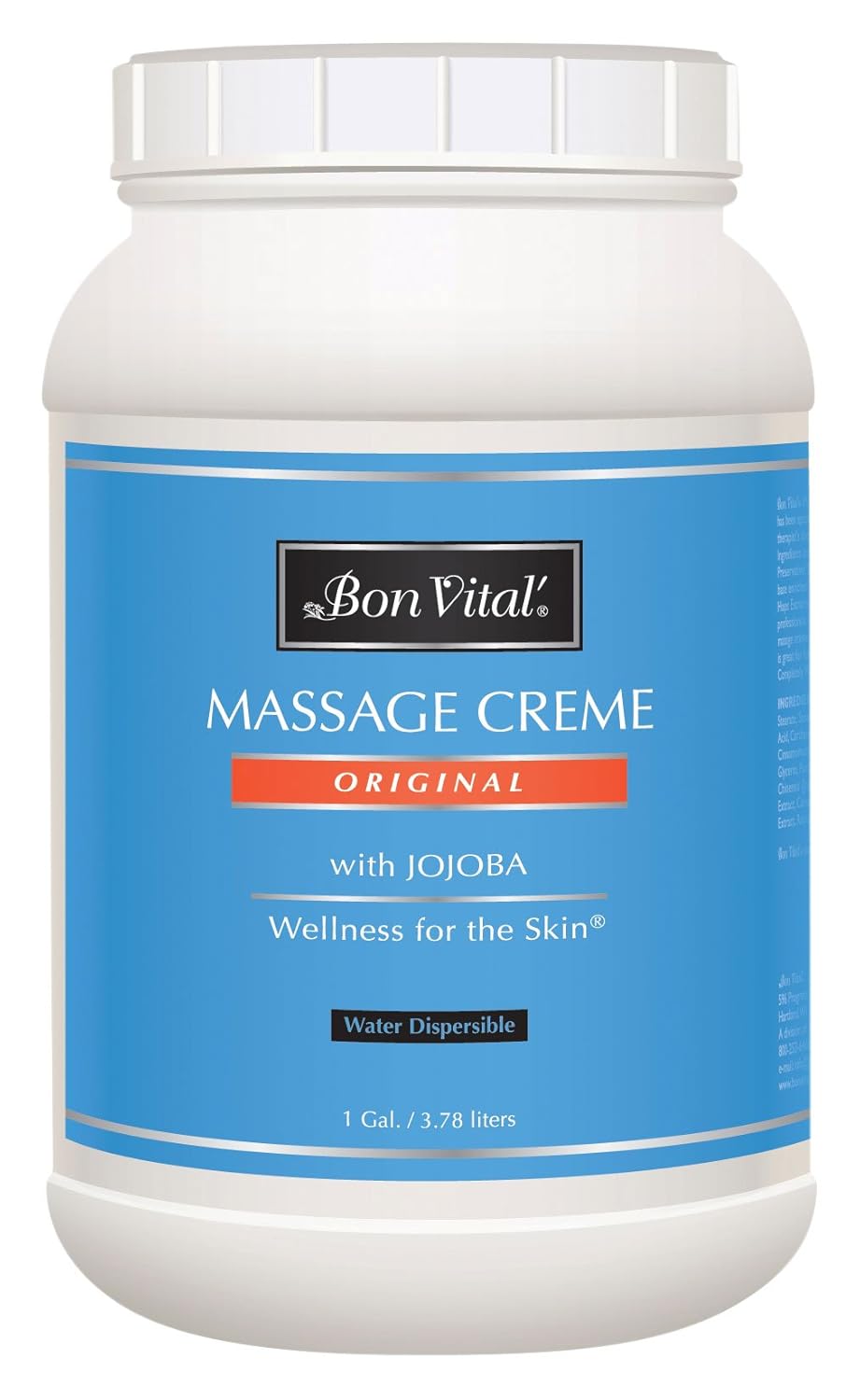 Bon Vital' Original Massage Crème for a Versatile Massage Foundation to Relax Sore Muscles & Repair Dry Skin, Revitalize Skin and Lock in Moisture, Allows for Muscle Manipulation, 8 Ounce Tube: Industrial & Scientific