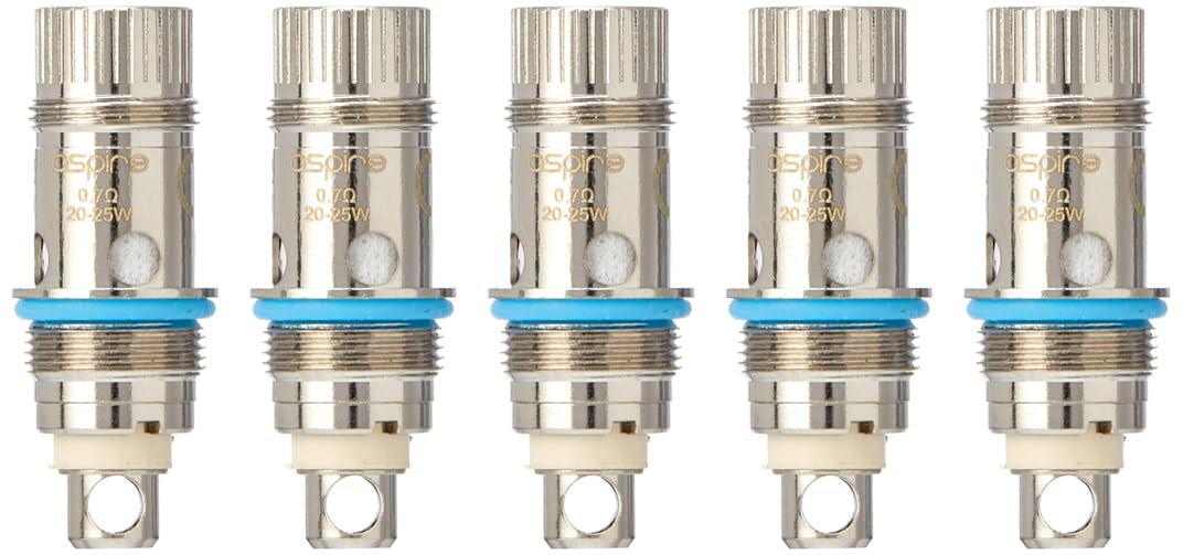 Aspire Nautilus 2s Mesh Coils 0.7ohm for Nautilus 2s Tank - 5 Pack, No Nicotine