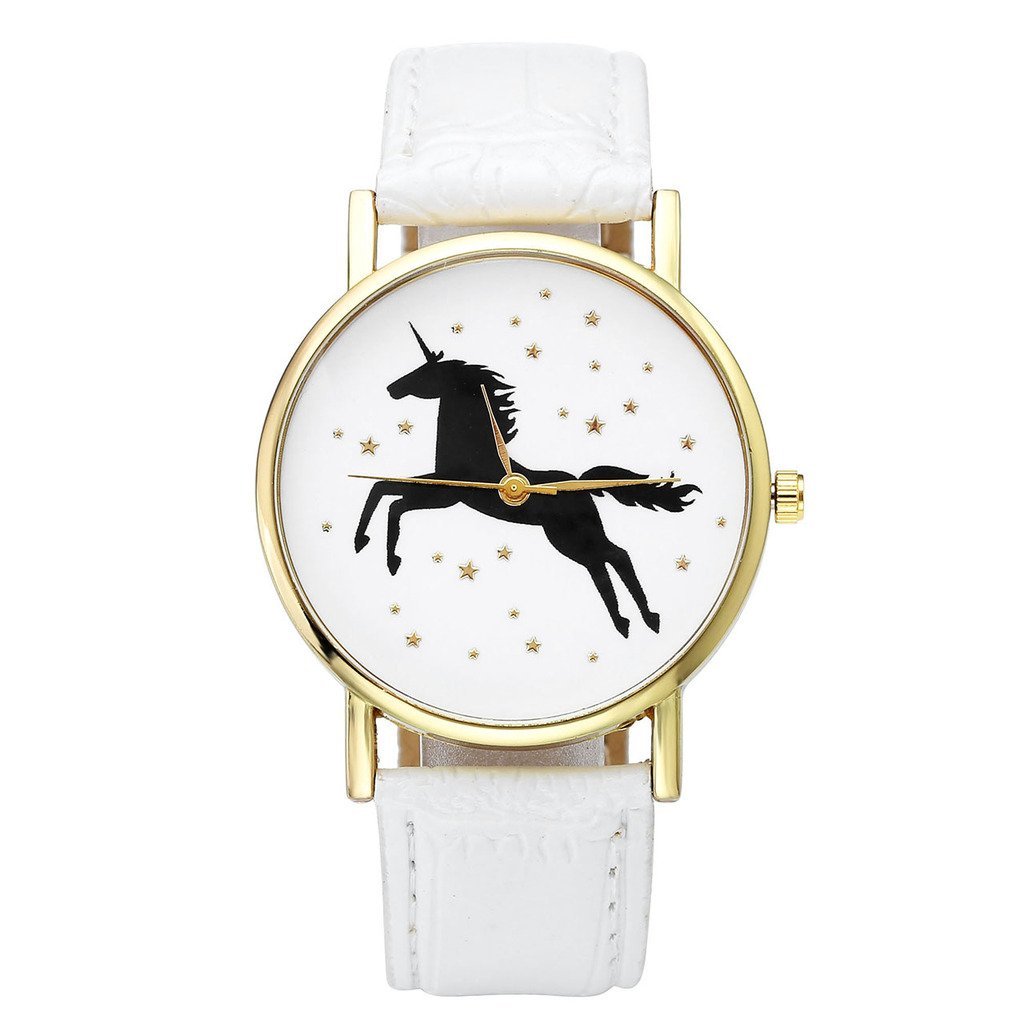 Top Plaza Fun Animal Searies Galloping Horse Fashion Womens Ladies Quartz Wrist Watch, Pack of 3