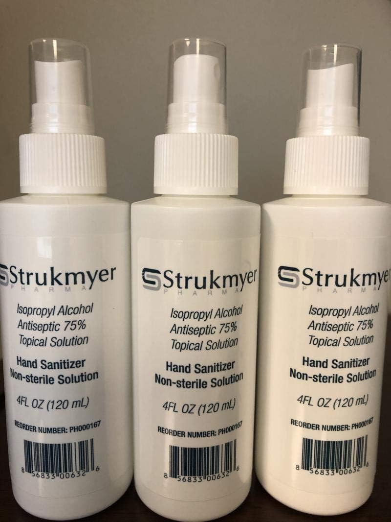 Hand Sanitizer, 75% Isoropyl Alchohol, 4oz Spray Bottle, each