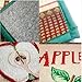 Panda Superstore Apple Pattern Bedroom Anti-Skid Bathroom Kitchen Carpet Doormat 17.7