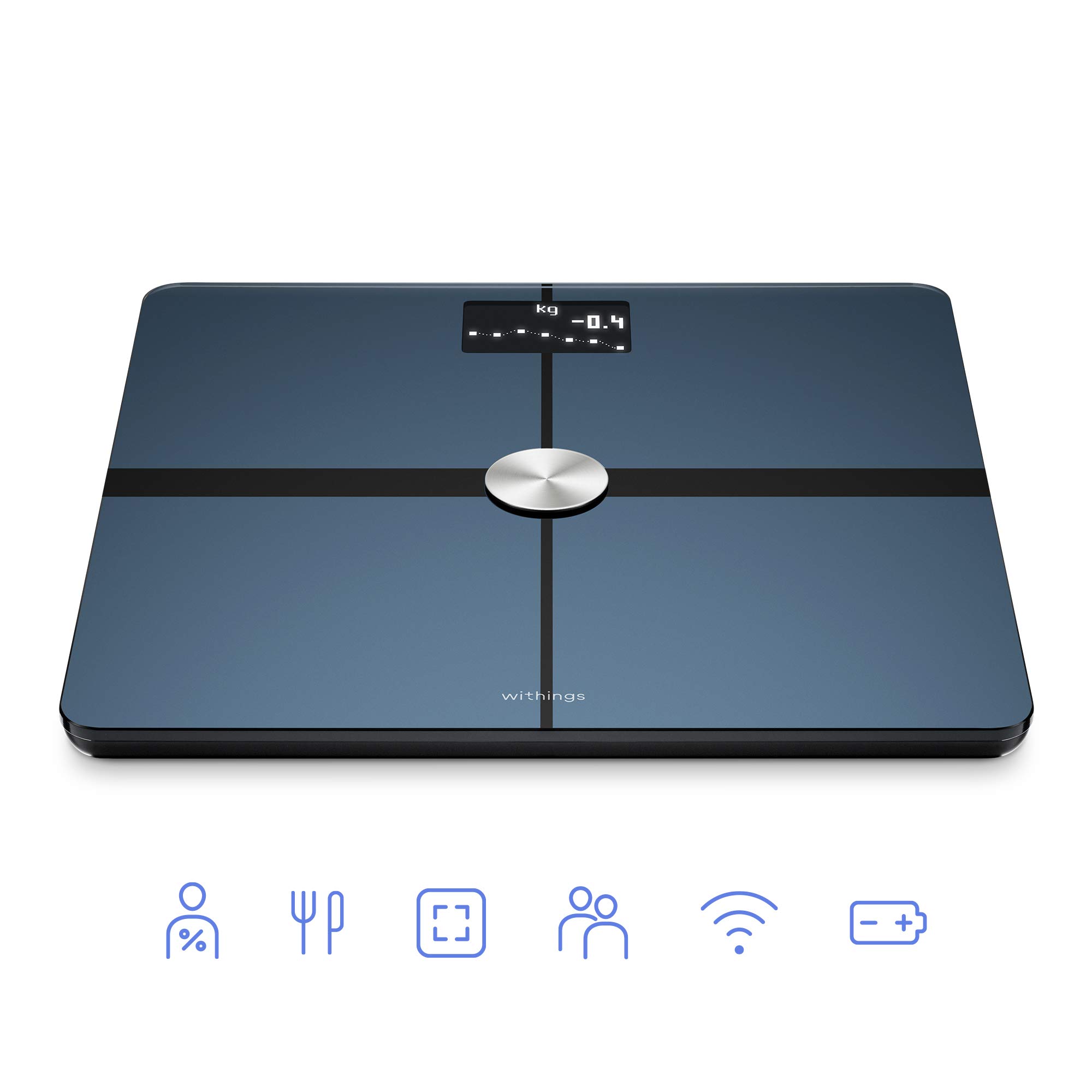 Withings Body+ WiFi Body Composition Smart Scale, Body Fat Monitor