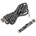 Arducam 5MP Autofocus USB Camera for Raspberry Pi and Computer, 1/4” OV5648 USB2.0 Lightburn Camera, Video Webcam with Microphone