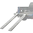 Rockland 72" x 9" Steel Truck Ramps, 1000 LBS Capacity, Portable Trailer Ramps for Motorcycles, Ebikes, Dirtbikes and ATVs, Heavy Duty Loading Ramps Ideal for Trailer Pickup Truck, 2 Pcs