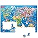 T.S. Shure Map of the World Jigsaw Puzzle (200-Piece)