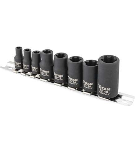 Titan 17414 3-Piece External Torx Plus Socket Set: Amazon