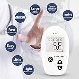 Sinocare Safe-Accu Blood Glucose Monitor Kit with Strips 100 & Lancing 100 UK view 2