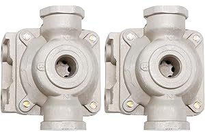 VKINMAN Air Brake Quick Release Valve Replacement for Bendix 229859 Midland KN32005 Haldex 229859X, 2 Pack