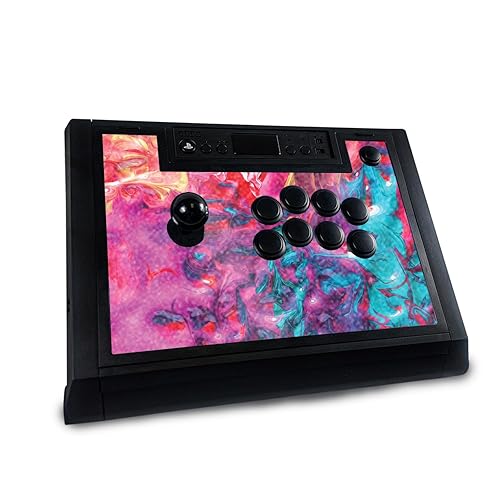 Glossy Glitter Gaming Skin Compatible with Hori Fighting Stick Alpha (PS5, PS4, PC) - Paint Party - Premium 3M Vinyl Protective Wrap Decal Cover - Easy to Apply | Crafted in The USA by MightySkins - Amazon deal for $14.84