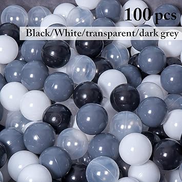 Coxeer 100PCS 2.17 Ball Pit Play Tent Ocean Ball Play Ball for Kids Outdoor Indoor Play