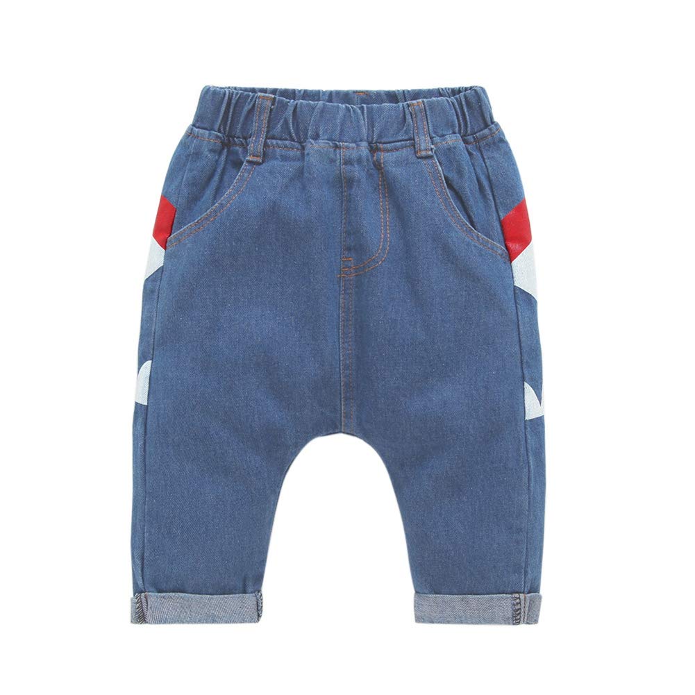 Bobora Pantalon Bebe Garcons Sarouel Pantalon Court En Denim Jeans Pour 1 6ans Garcons Enfants Pantalons Bebe Puericulture Dwteam In