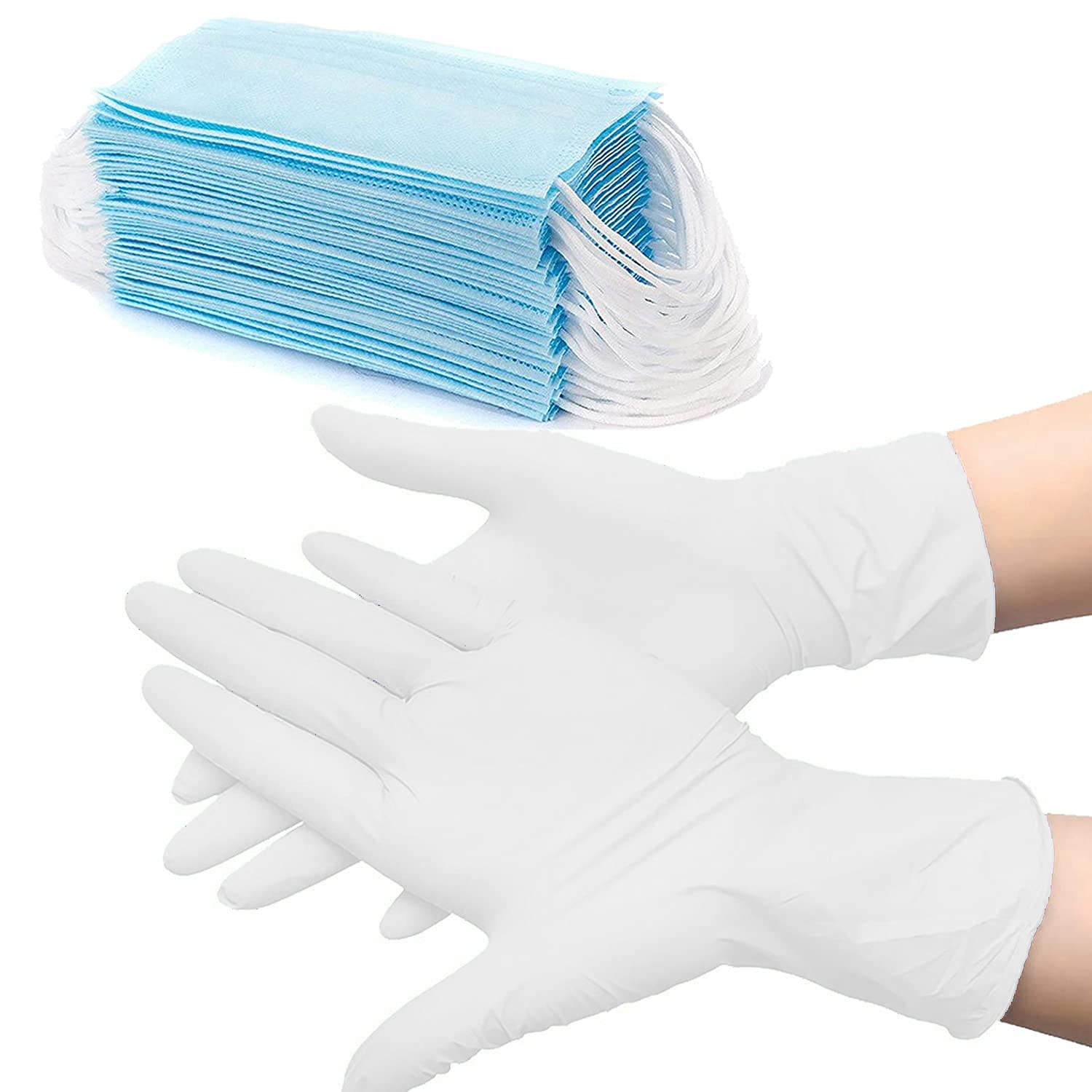 Disposable Powdered Latex Surgical Rubber Hand Gloves And