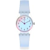 Swatch Lady Women's Watch Casual Polymer Blue Quartz Waterproof Casual Blue
