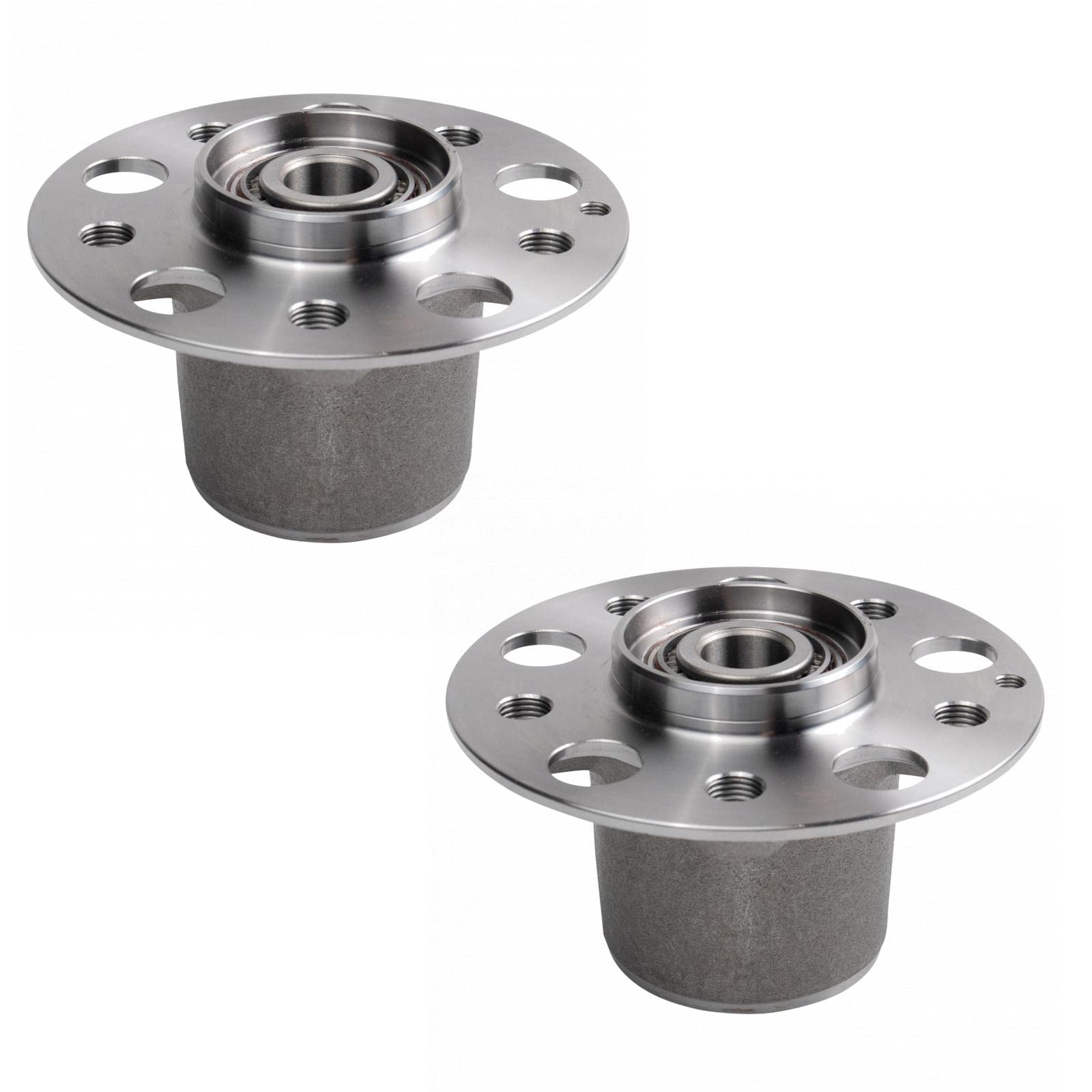 TRQ 2 Piece Front Wheel Bearing & Hub Assembly Set