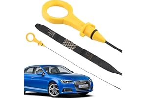 E-Vniko Engine Oil Level Dipstick Indicator Fit for 2008-2013 Audi A3 2009-2017 A4 A5 Quattro 2011-2015 Q5 2012-16 Q3 | Passat B6 Jetta Replace Automotive Dipstick 06H115611E