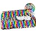 5 Pieces Glitter Reversible Sequin Pencil Pouch Small Makeup Organizer Bag Purse，Assorted Colors (Reversible Sequin)