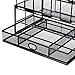 Amazon Basics Mesh Seven Slot File Organizer, Black