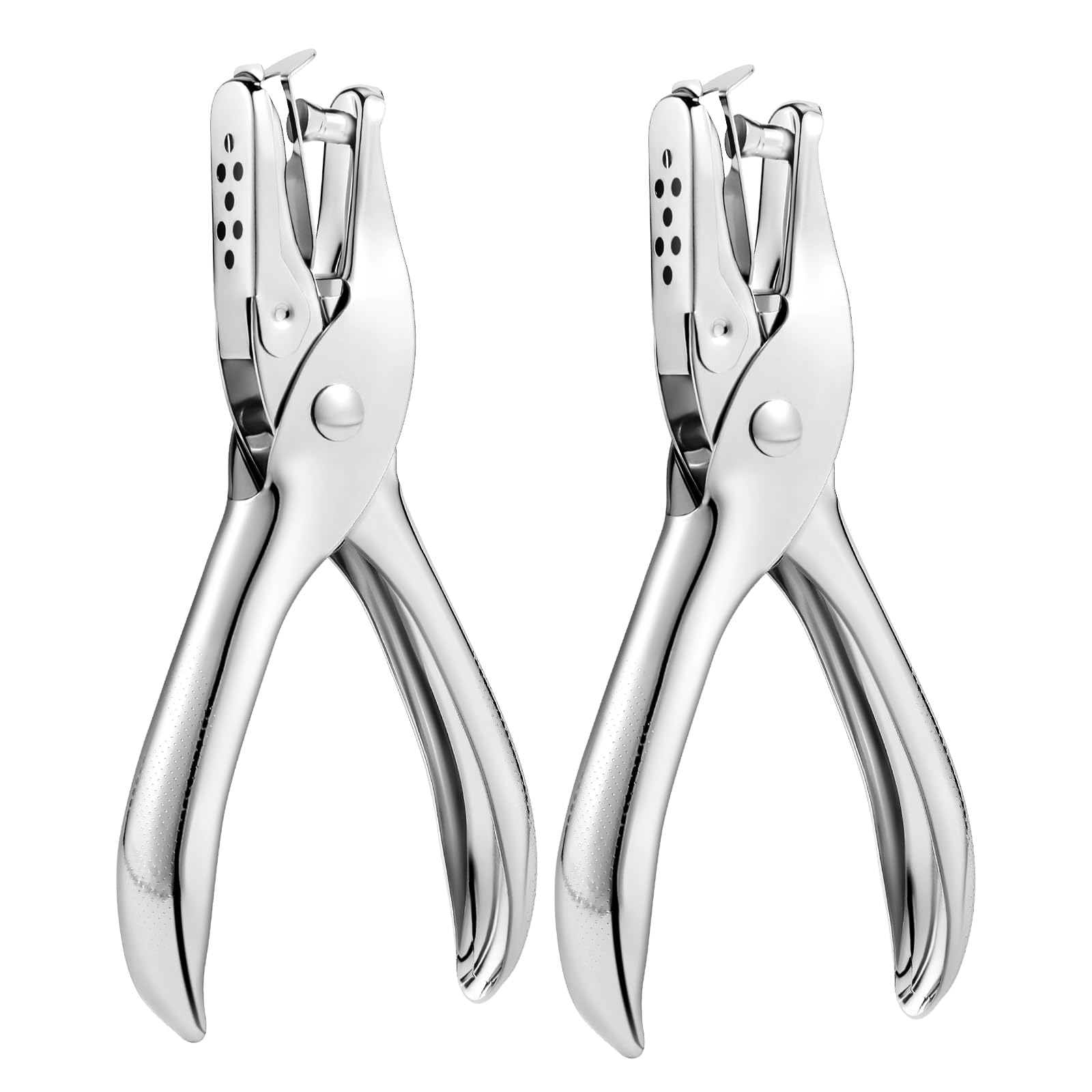 Photo 1 of 2 PCS Hole Punch,1/4 Inch Single Hole Puncher with 8-Sheet Capacity,Durable One Hole Paper Punch,Create Circle Hole Punch for Crafts,Gift Tags,Tickets & Scrapbooks by YUIOASE