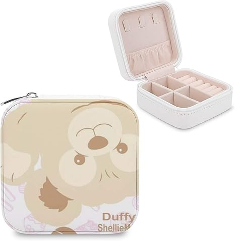 Amazon ダッフィー シェリーメイ ジュエリーボックス 宝石箱 ポータブルジュエリー収納ボックス かわいい Puレザー 小型 携帯 アニメ キャラクター ジュエリー収納 オンライン通販