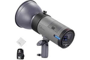 NEEWER Q300 300Ws 2.4G Outdoor Studio Flash with Q Compact Wireless Trigger, 7800mAh Li ion Battery Strobe Light Studio Photo