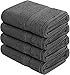 Utopia Towels Premium Grey Hand Towels - 100% Combed Ring Spun Cotton, Ultra Soft and Highly Absorbent, 600 GSM Exrta Large Hand Towels 16 x 28 inches, Hotel & Spa Quality Hand Towels (4-Pack) primary