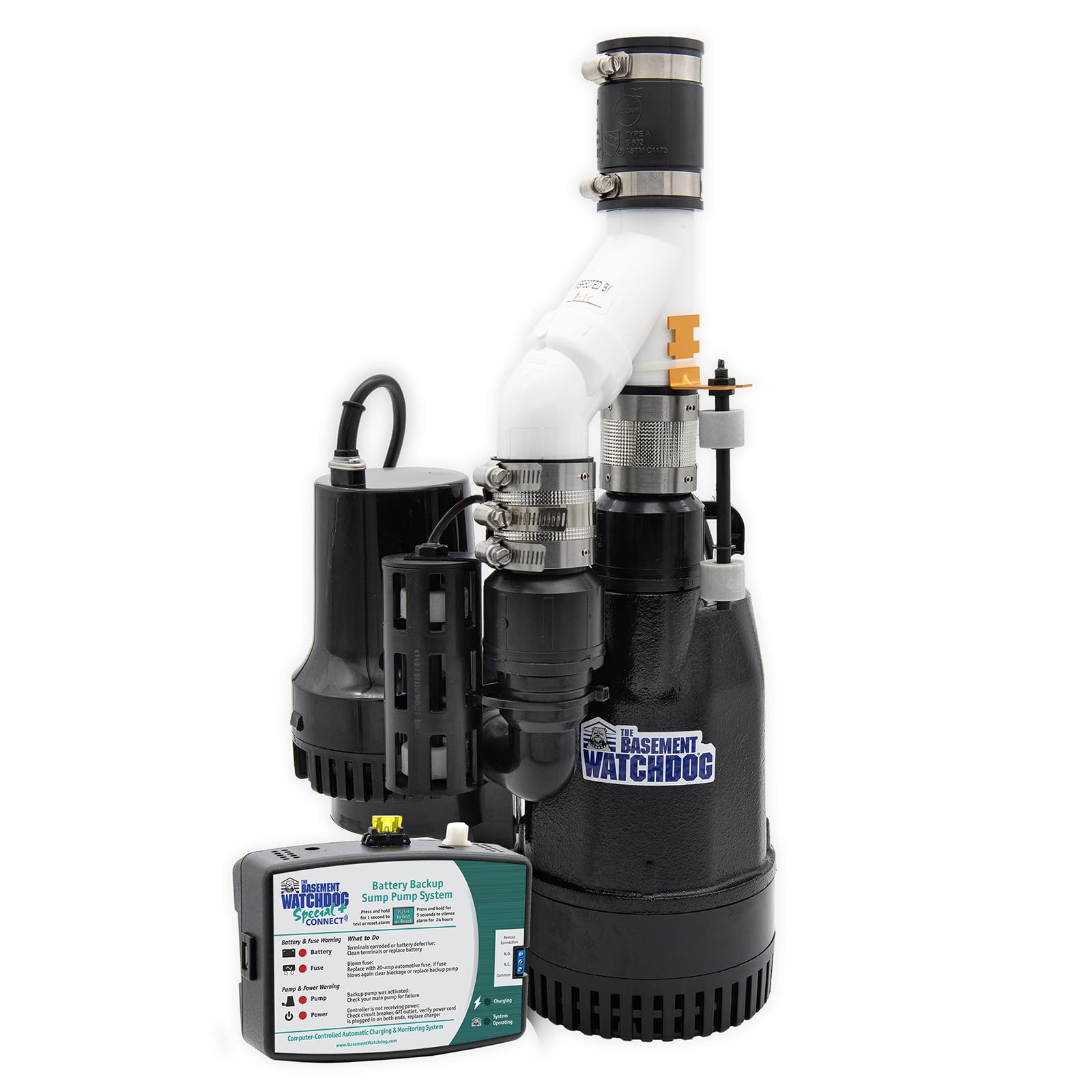 Photo 1 of THE BASEMENT WATCHDOG Big Combo CONNECT Model CITS-50 ½ HP Primary and Battery Backup Sump Pump System with Smart WiFi-Capable and 24-Hour-a-Day Monitoring Controller