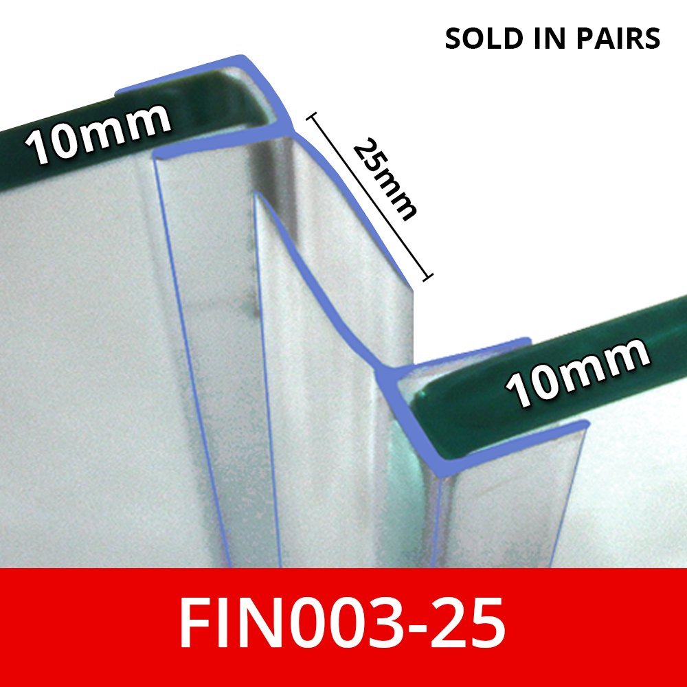 Vertical Shower Seals Sold in Pairs Used on Screens or Doors 15