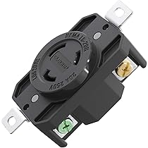 ENERLITES Industrial Grade 20A 250V Locking Plug, NEMA L6