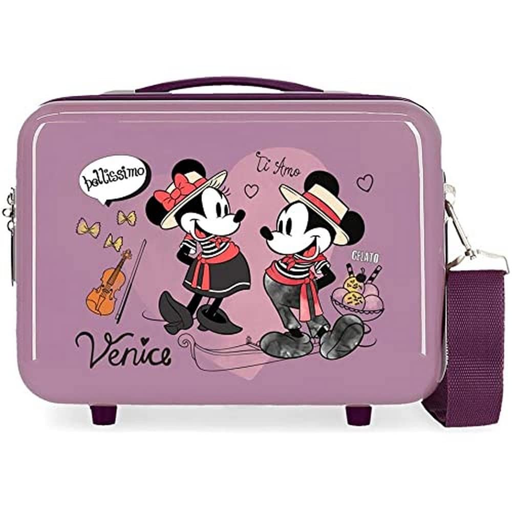 Disney Mickey Let's Travel Toiletry Bag Adaptable Purple 29 x 21 x 15 cm Rigid ABS 9.14 L