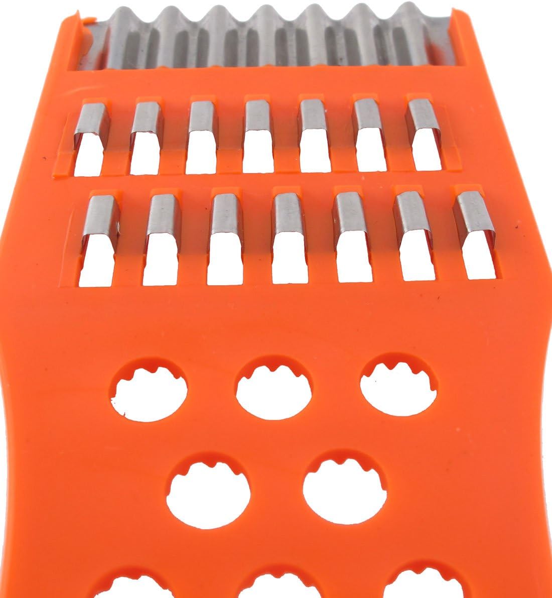 Sourcingmap Kitchen Multifunction Vegetable Fruit Grater Slicer Peeler Shredder Carving Tool 6.7 Inch Long - Image 5