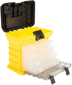 Small Tool Box With Drawers Cabinet Removeable Trays Storage