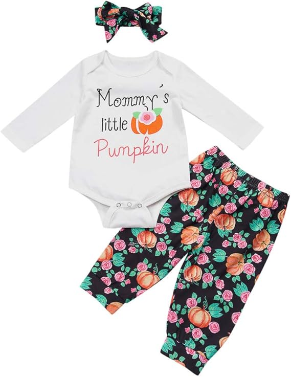 baby pumpkin romper