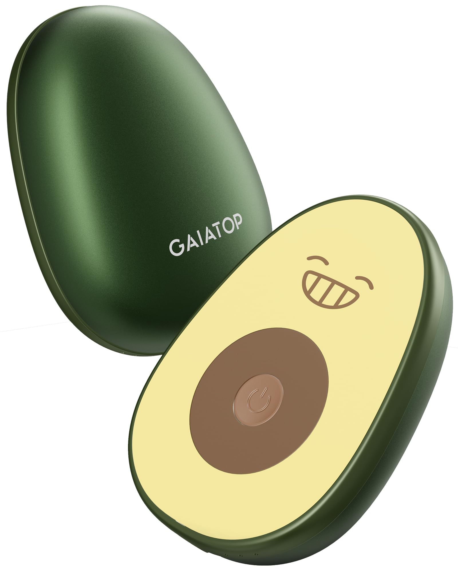 Gaiatop Hand Warmers Rechargeable 2 Pack, Magnetic 3 Settings Fast Heating Avocados Shape, Electric Portable Pocket Heater, Reusable Hot Hands Gifts for Women Men Outdoor Camping