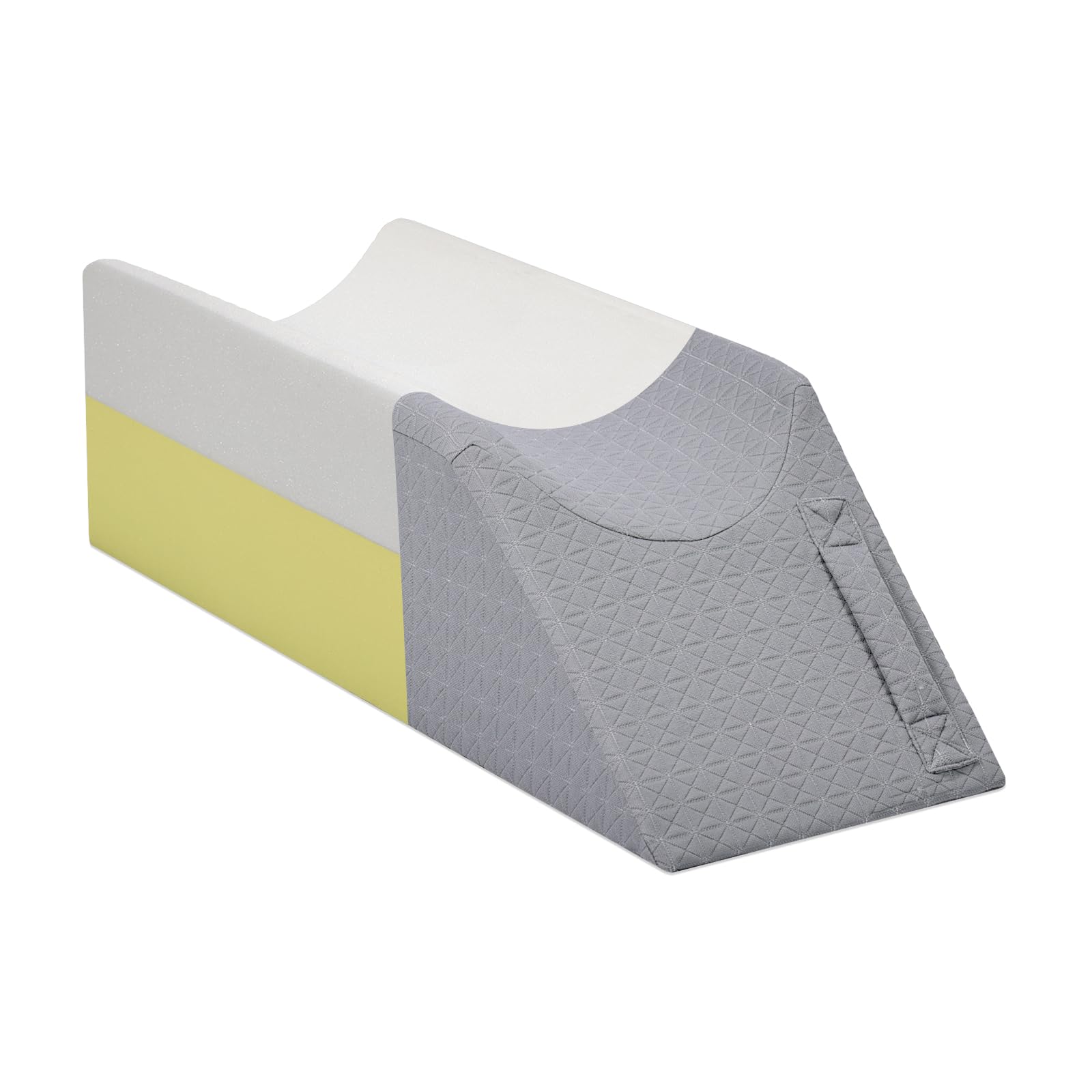 baibu Leg Elevation Pillows for After Surgery, Ergonomic Curve Keeps Knee Straight, Memory Foam Leg Pillow Elevation for Blood Circulation, Swelling and Pain Relief