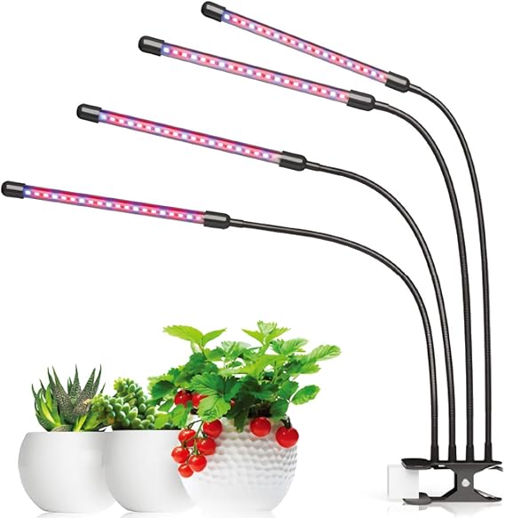 Amazon Co Jp Ustartech 最新版植物育成ライト Led 植物ライト 室内栽培ランプ タイミング定時機能 3h 6h 12h 5段階調光 観賞用 360 調節可能 日照不足解消 肉植物育成 水耕栽培ランプ 家庭菜園 室内園芸 水草栽培 野菜工場 クリップ式 低消耗