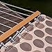 Lazy Daze 12 FT Double Quilted Hammock with Spreader Bars and Pillow, 2 Person Hammock for Outside Outdoor Patio Backyard Poolside, 450 LBS Weight Capacity, Coffee Bean
