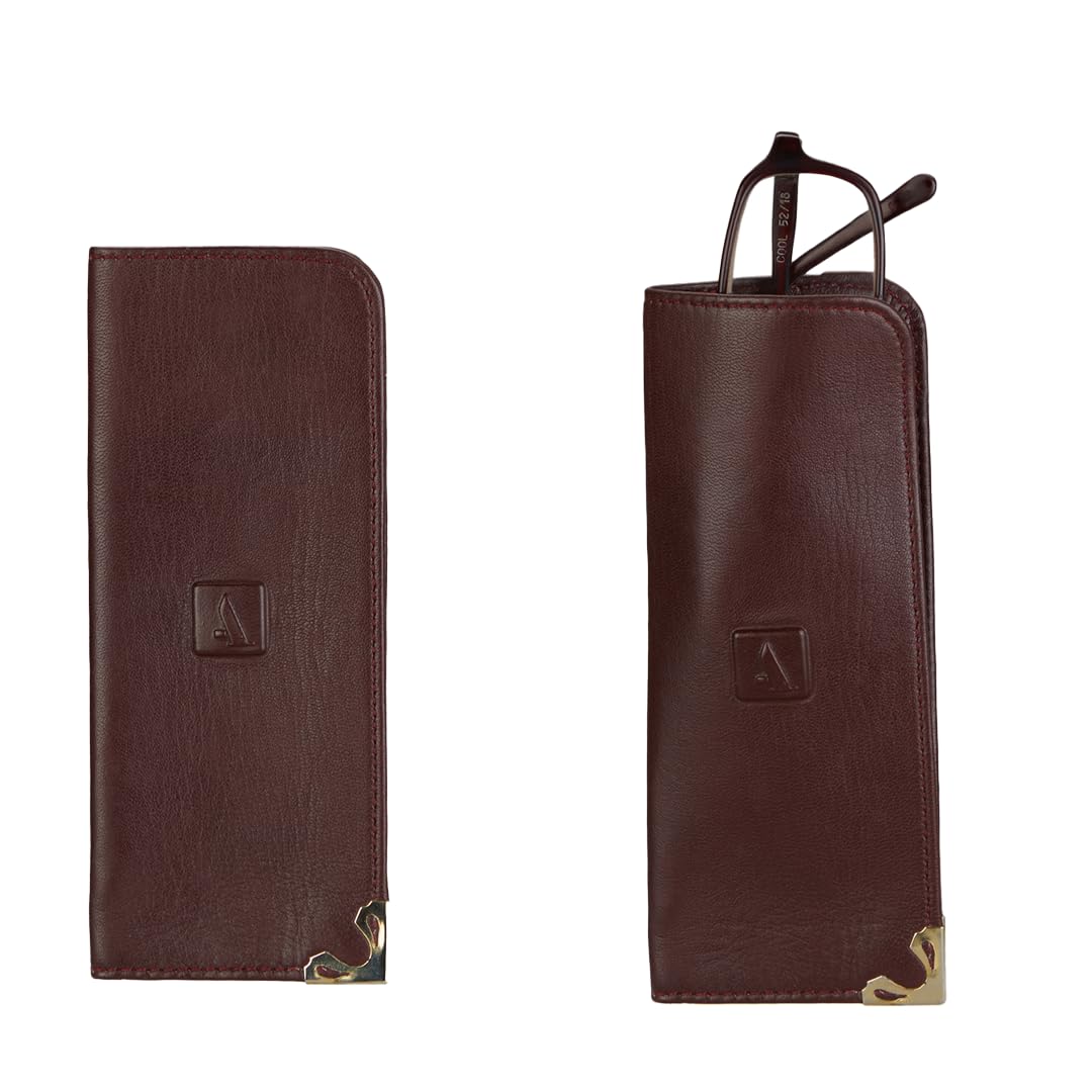 Adamis Genuine Leather Spectacles Soft Pouch for
