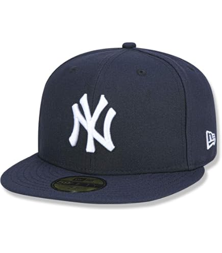 New Era Men's 59FIFTY New York Yankees Hat, 7, Black