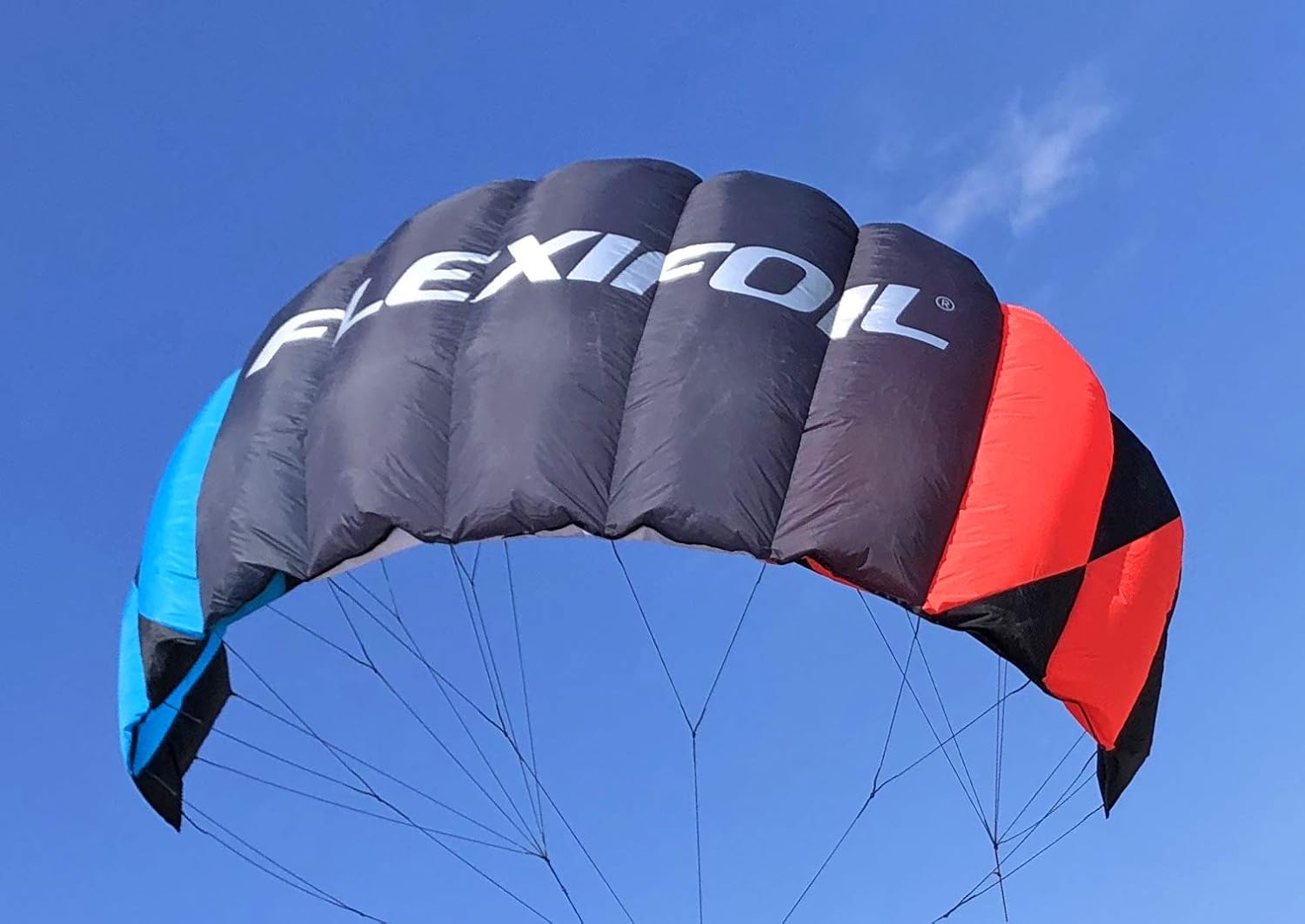 Flexifoil Kitesurf Trainer Kite with Bar Kitesurfing 2.6m Control Training Kite Kids & Adult